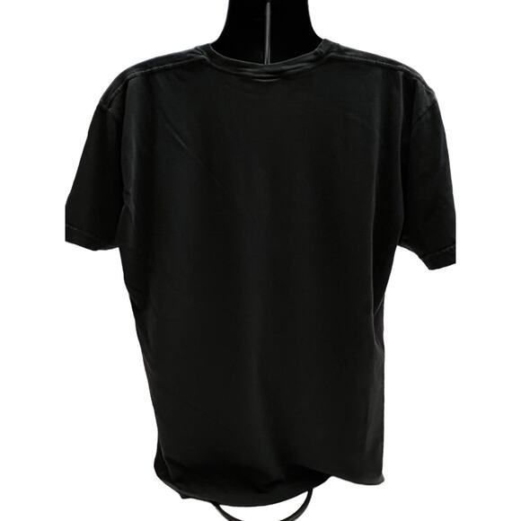 BustedTees XL Black Graphic T-Shirt | Funny Volume Knob to 12 Tee | Made in USA - Picture 2 of 7